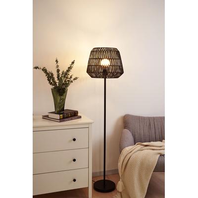 PAULEEN Stehlampe "Timber Pearl", schwarz, Ø 40cm H: 154,0cm, Lampen, E27, Standleuchte Stehlampe Image