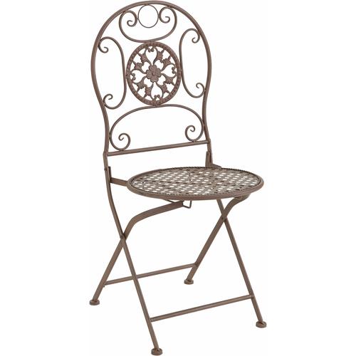 Klappstuhl LOCKER Stühle Gr. B/H/T: 40 cm x 91 cm x 40 cm, braun Klappstühle aus Metall