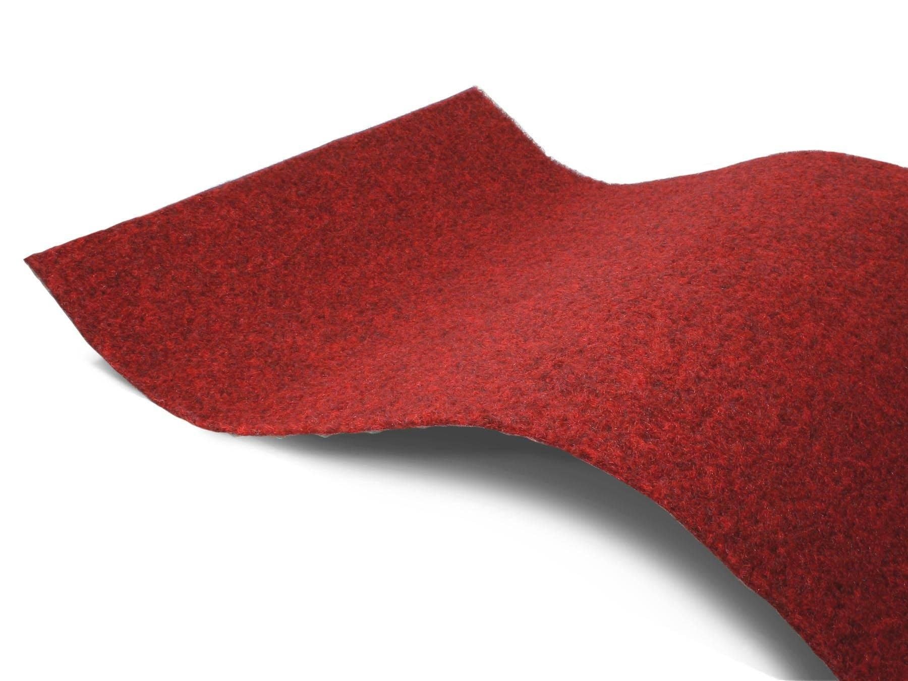Kunstrasen "GREEN, Made in Netherlands", rot, B:133cm H:7,5mm L:2.550cm, Polypropylen (PP), PRIMAFLOR-IDEEN IN TEXTIL, Teppiche, Rasenteppich, rot, mit Noppen, witterungsbeständig & wasserfest Image