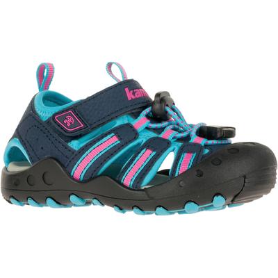 Outdoorsandale KAMIK "CRAB", Gr. 31, bunt (petrol, rosa), Synthetik, Textil, sportlich, Schuhe