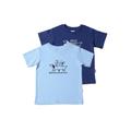 T-Shirt LILIPUT "Dackel" Gr. 110/116, blau (hellblau, dunkelblau) Mädchen Shirts T-Shirts