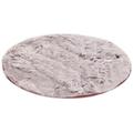 Fellteppich TOM TAILOR HOME "Furry" Gr. 9, lila (beere), H:25mm Ø:90cm, Kunstfaser, Teppiche, Fellteppich, Kunstfell, Hochflor, extrem weiche Haptik