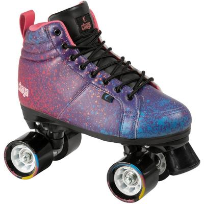 Rollschuhe CHAYA "Air Brush" Gr. 36, bunt (blau, pink, schwarz), Inlineskates_Rollschuhe_Schlittschuhe, Kinder, 36, Kunstfaser, Lederimitat