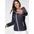 Steppjacke KANGAROOS Gr. 42, blau (marine, rosa) Damen Jacken Steppjacken