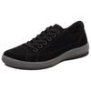 Sneaker LEGERO "TANARO 5.0", Damen, Gr. 43, schwarz (schwarz (schwarz)), Veloursleder, casual, Schuhe, Freizeitschuh, Halbschuh, Schnürschuh mit softem Schaftabschluss