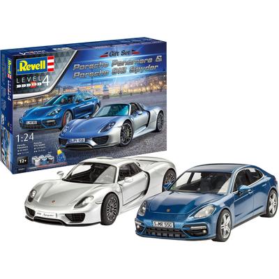 Modellbausatz REVELL "Porsche" Modellbausätze blau (blau, silberfarben) Kinder Modellbausätze
