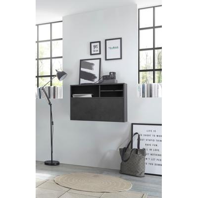 Wandsekretär MÄUSBACHER "Big System Office", grau (graphit), B:80cm H:58cm T:25cm, Sekretäre, Breite 80 cm Image