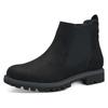 Chelseaboots TAMARIS, Damen, Gr. 37, schwarz, Nubukleder, sportlich, Schuhe, in derber Optik