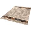 Teppich GINO FALCONE "Outdoor-Africa 43" Gr. 2, grau, B:80cm H:5mm L:165cm, Kunstfaser, Teppiche, Flachgewebe, In- und Outdoor geeignet, Wohnzimmer
