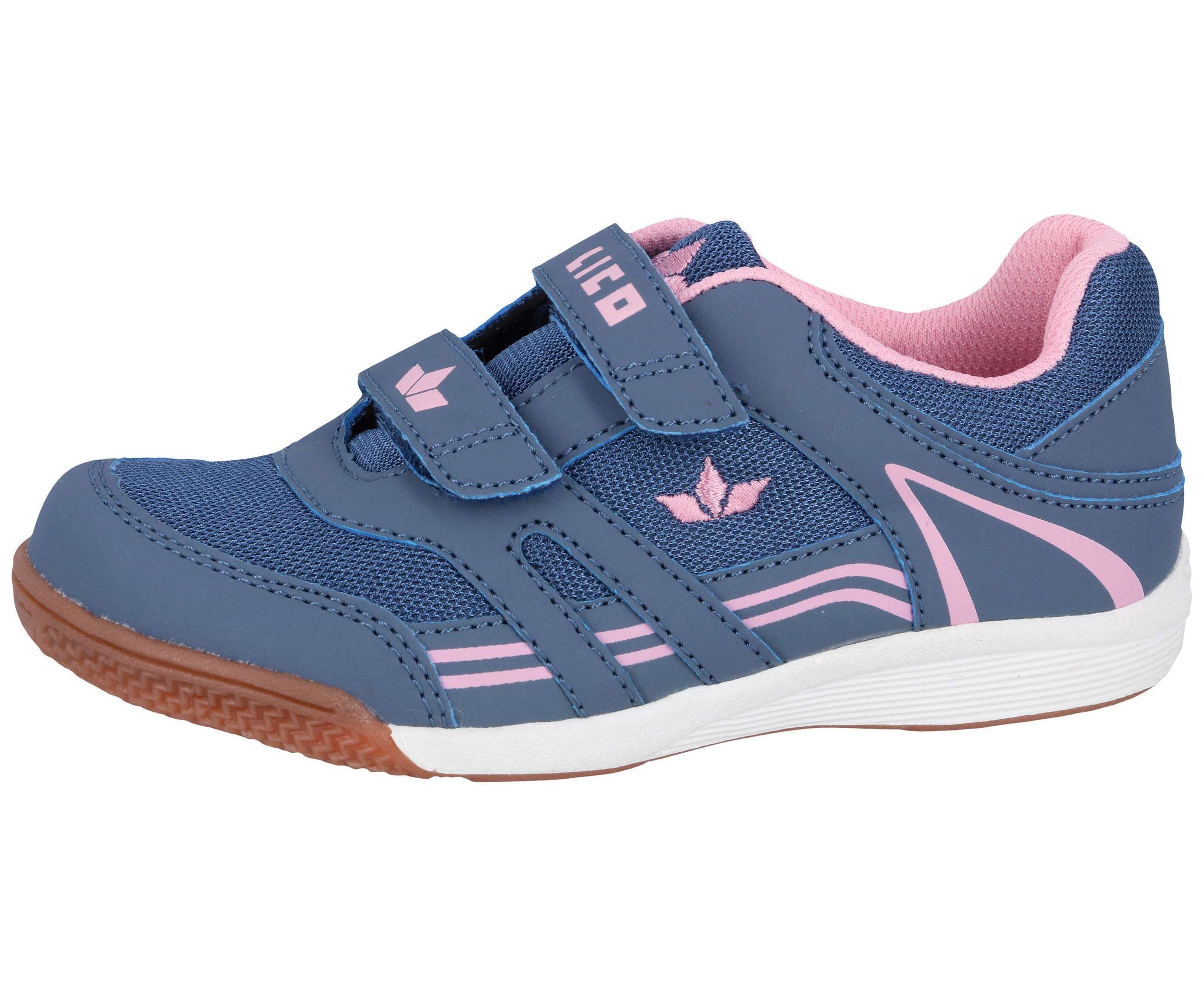 Hallenschuh LICO "Sportschuh Active Indoor V", Kinder, Gr. 28, grau, Synthetik, Schuhe Image