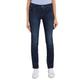 Gerade Jeans TOM TAILOR "Alexa Straight" Gr. 34, Länge 30, blau (dark stone washed) Damen Jeans Gerade Bestseller