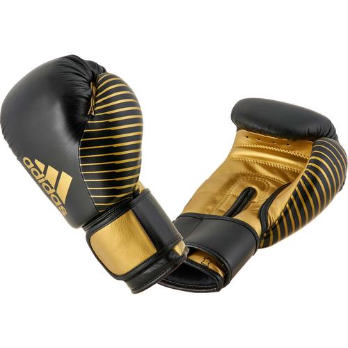 "Boxhandschuhe ADIDAS PERFORMANCE ""Competition Handschuh"" Gr. XL 16 oz, schwarz (black, gold) Boxhandschuhe"