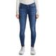 Skinny-fit-Jeans TOM TAILOR DENIM "JONA" Gr. 28, Länge 32, blau (clean mid stone blue denim) Damen Jeans Röhrenjeans