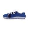 Barfußschuh LEGUANO "LEGUANITO AKTIV", Kinder, Gr. 26, blau, Textil, sportlich, Schuhe Barfußschuh Schnürschuh, Halbschuh, Schnürer mit speziell entwickelter Halbkugel-Laufsohle