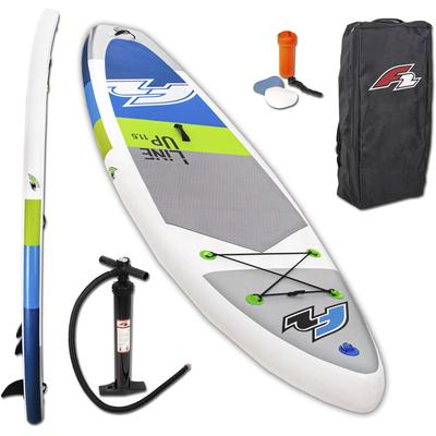 Inflatable SUP-Board F2 "F2 Line Up SMO blue" Wassersportboards Gr. 11,5 350 cm, blau Stand Up Paddle