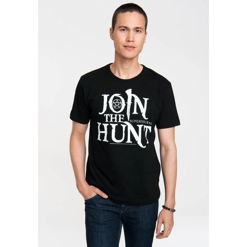 T-Shirt LOGOSHIRT ""Supernatural - Join The Hunt"" Gr. M, schwarz Herren Shirts mit Supernatural-Print