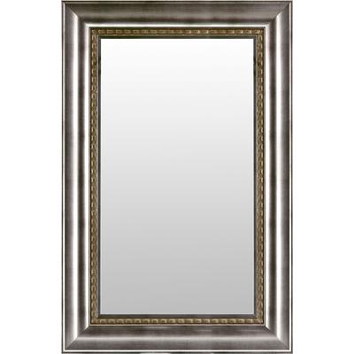 Dekospiegel LENFRA "Gunda", silber (silberfarben), B:76cm H:116cm T:4,5cm, Kunststoff, Glas, Spiegel, Wandspiegel Image