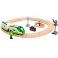 Spielzeug-Eisenbahn BRIO "BRIO WORLD, Starter Set Reisezug" Spielzeugfahrzeuge bunt Kinder Ab 3-5 Jahren