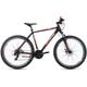 Mountainbike KS CYCLING "Morzine" Fahrräder Gr. 48 cm, 27,5 Zoll (69,85 cm), schwarz (schwarz, rot) Hardtail