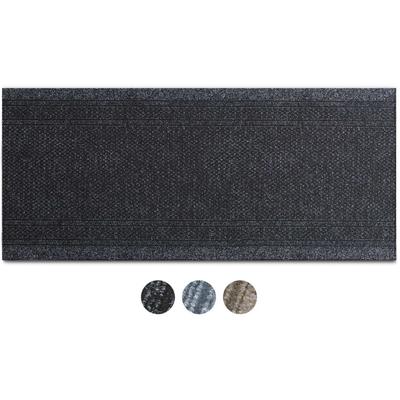 Küchenläufer "AZTEC, Made in Belgium", grau (dunkelgrau), B:66cm H:7,2mm L:400cm, Polypropylen, PRIMAFLOR-IDEEN IN TEXTIL, Teppiche, Nadelfilz, sehr robust und strapazierfähig, rutschhemmend, Küche Image