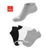 Sportsocken BENCH., Damen, Gr. 39-42, schwarz-weiß (2x schwarz, 2x weiß, 2x grau, meliert), Baumwollmischung, unifarben, elastisch, Socken, Sneakersocken verschwinden im Schuh
