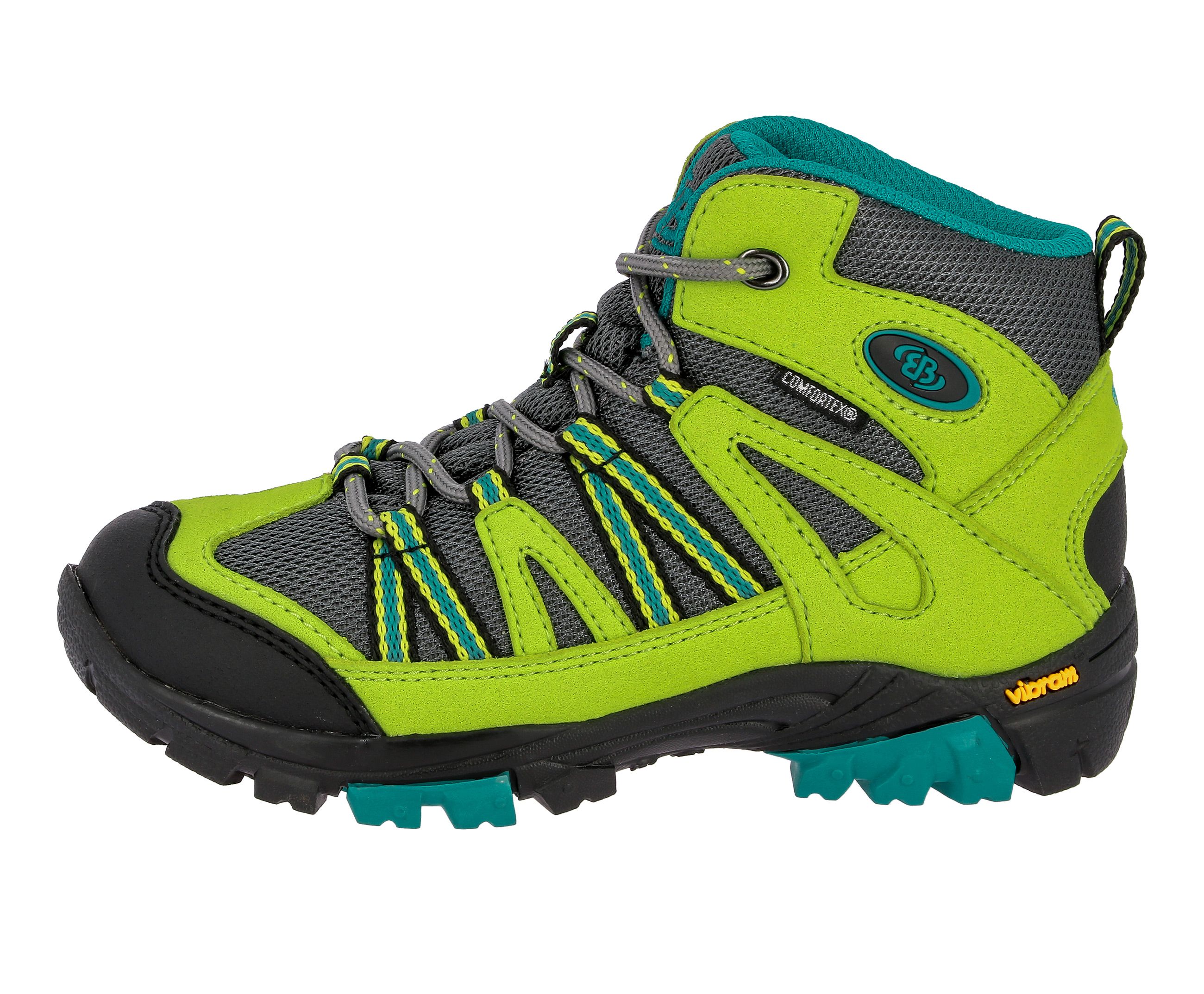 Wanderschuh BRÜTTING "Outdoorstiefel Ohio High", Gr. 32, gelb, Synthetik, Schuhe Image