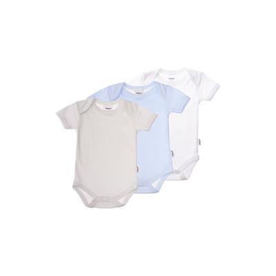 Body LILIPUT, Baby, Gr. 44, EURO-Größen, bunt (mehrfarbig), 100% Baumwolle, gestreift, unifarben, kurz, Kurzarm, Bodies, mit praktischen Druckknöpfen Image