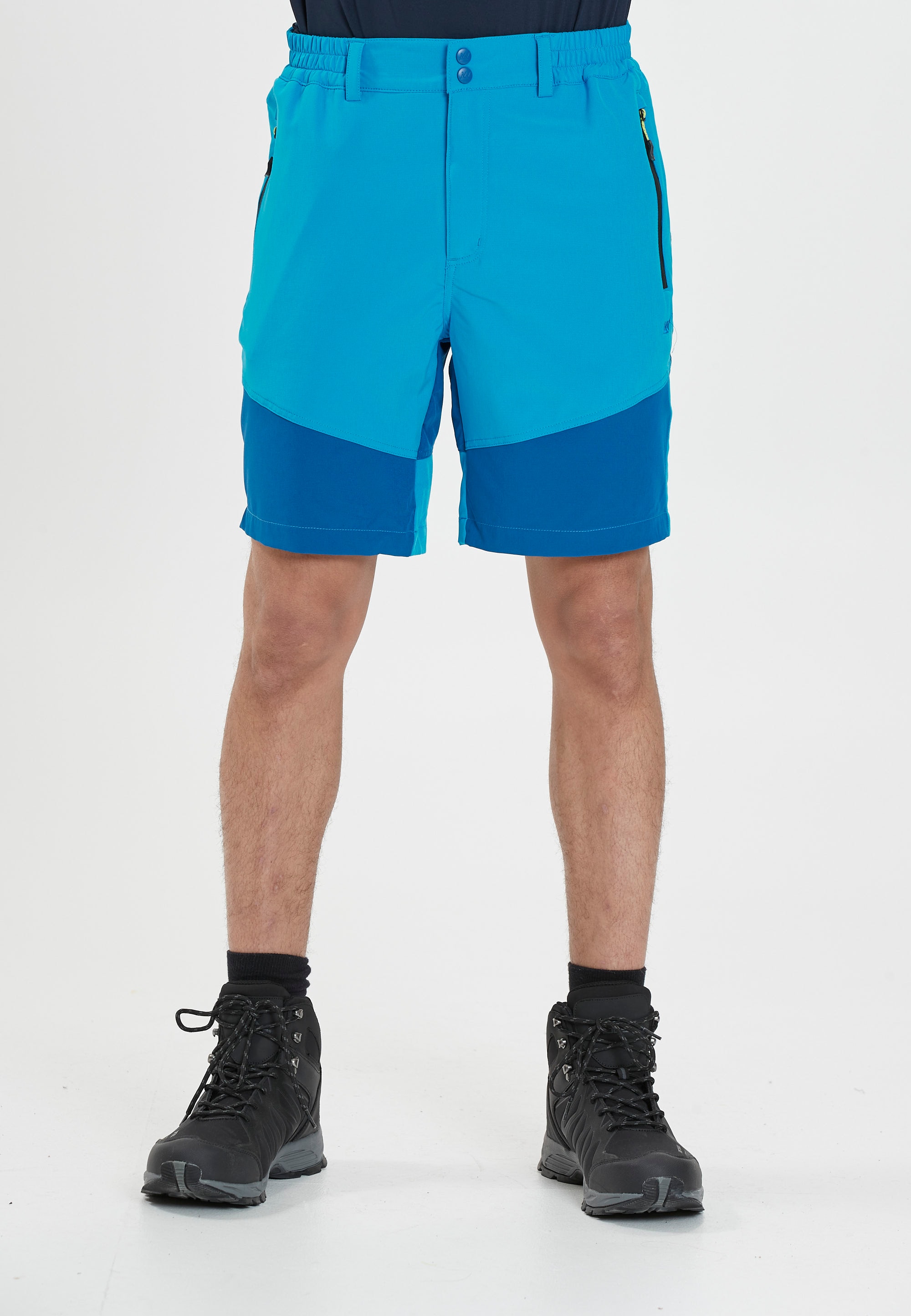 Shorts WHISTLER "AVIAN M ACTIV STRETCH", Herren, Gr. XL, US-Größen, blau (dunkelblau, blau), 92% Polyester, 8% Elasthan, unifarben, kurz, Hosen Shorts, mit komfortablem Funktionsstretch
