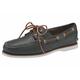 Bootsschuh TIMBERLAND "Men´s 2 Exe Boat Shoe" Gr. 43, blau (nautical, blue, wilderness) Herren Schuhe Bootsschuh Herrenschuh Mokassin Segelschuh Sommerschuh