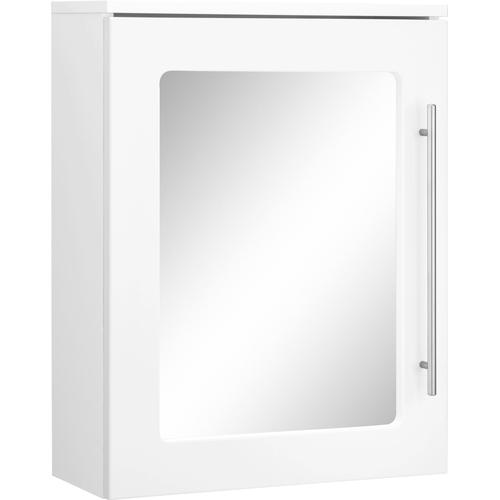„Spiegelschrank WELLTIME „“Tauri““ Schränke Gr. B/H/T: 50 cm x 65 cm x 20 cm, 1 St., weiß (weiß, weiß) Bad-Spiegelschränke“