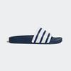 Badesandale ADIDAS ORIGINALS "ADILETTE", Gr. 42, blau (adiblu, weiß, adiblu), Synthetik, sportlich, Schuhe Badelatschen Pantolette Schlappen