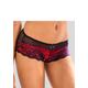 Panty JETTE Gr. 32/34, rot (rot, schwarz) Damen Unterhosen Panties