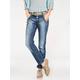 Boyfriend-Jeans HEINE Gr. 18, Kurzgrößen, blau (blue stone) Damen Jeans 5-Pocket-Jeans Bestseller