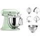 KITCHENAID Küchenmaschine "5KSM175PSEPT PISTAZIE" Küchenmaschinen mit Zubehör im Wert von ca. 112,-€ UVP grün (pistazie) Küchenmaschinen