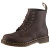 Schnürstiefel DR. MARTENS "8 Eyes Boot 1460 Crazy Horse", Herren, Gr. 36, braun (dunkelbraun), Leder, klassisch, Schuhe, Boots, Stiefel mit Lederinnensohle - schmale Form