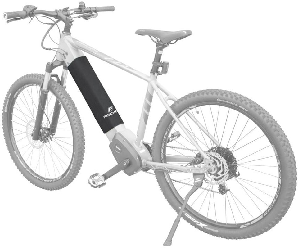 Akku-Schutzhülle FISCHER FAHRRAD, schwarz, HüllenB:38cm H:40cm, Neopren, B:38cm H:40cm Image