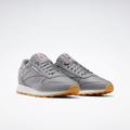 Sneaker REEBOK CLASSIC "CLASSIC LEATHER" Gr. 41, grau Schuhe Fußballschuhe