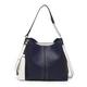 Schultertasche COLLEZIONE ALESSANDRO "Loreley" Gr. B/H/T: 34 cm x 31 cm x 12 cm one size, blau (marine) Damen Taschen Handtaschen