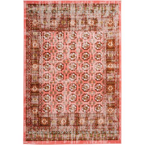 "Teppich MY HOME ""Malva"" Teppiche Gr. B/L: 120 cm x 170 cm, 6 mm, 1 St., rot Teppich Esszimmerteppiche Teppiche Wohnzimmer"