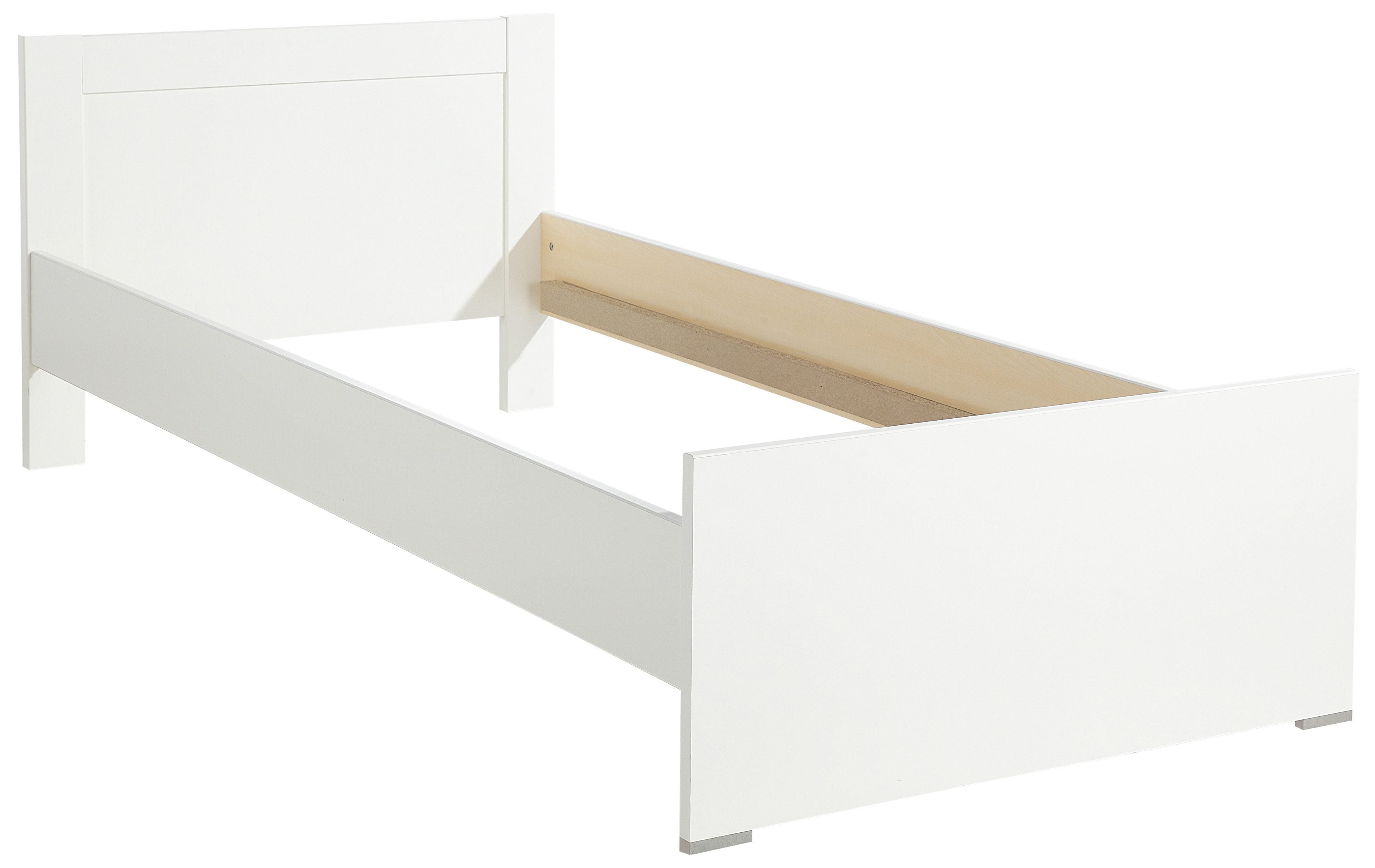 Bett WIMEX "Filou", weiß, B:96cm L:205cm, Beschläge aus Metall., Betten, Jugendbett Kinderbett Image