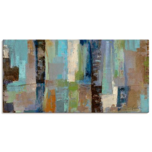 "Wandbild ARTLAND ""Dachfenster"" Bilder Gr. B/H: 60 cm x 30 cm, Leinwandbild, blau Bild Poster Bilder als Leinwandbild, Wandaufkleber oder in versch. Größen"