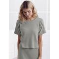 T-Shirt S.OLIVER Gr. 40/42, grau Damen Shirts T-Shirts