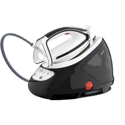 TEFAL Dampfbügelstation "Pro Express Ultimate, starker 8-Bar-Druck, 1,9 L Wassertank", schwarz (schwarz, weiß), Dampfbügelstationen, Dampfstoß: 520 g/Min., Dauerdampfmenge: 120 g/Min., GV9550 Image