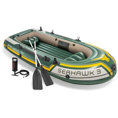 Schlauchboot INTEX "Seahawk 3", grün (grün, gelb), KleinbooteB:137cm H:43cm L:295cm, B:137cm H:43cm L:295cm Image