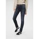 Slim-fit-Jeans PEPE JEANS "NEW BROOKE" Gr. 31, Länge 32, blau (h06 stretch ultra dark) Damen Jeans Röhrenjeans