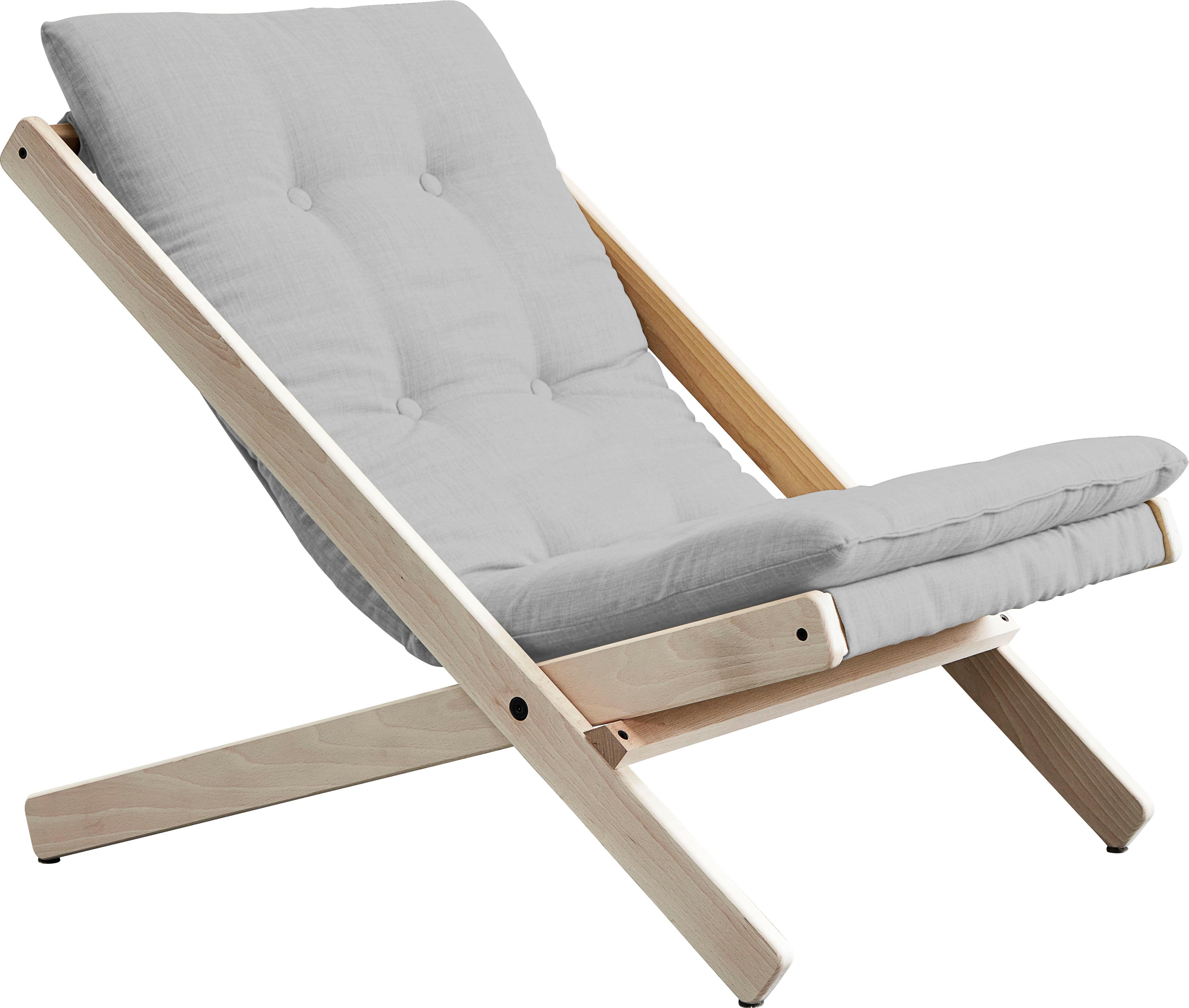 Klappstuhl KARUP DESIGN "Boogie", grau (hellgrau, natur), Stühle, Bezugsqualität 1