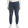 Slim-fit-Jeans TOM TAILOR PLUS Gr. 50, N-Gr, blau (used dark stone blue) Damen Jeans Röhrenjeans