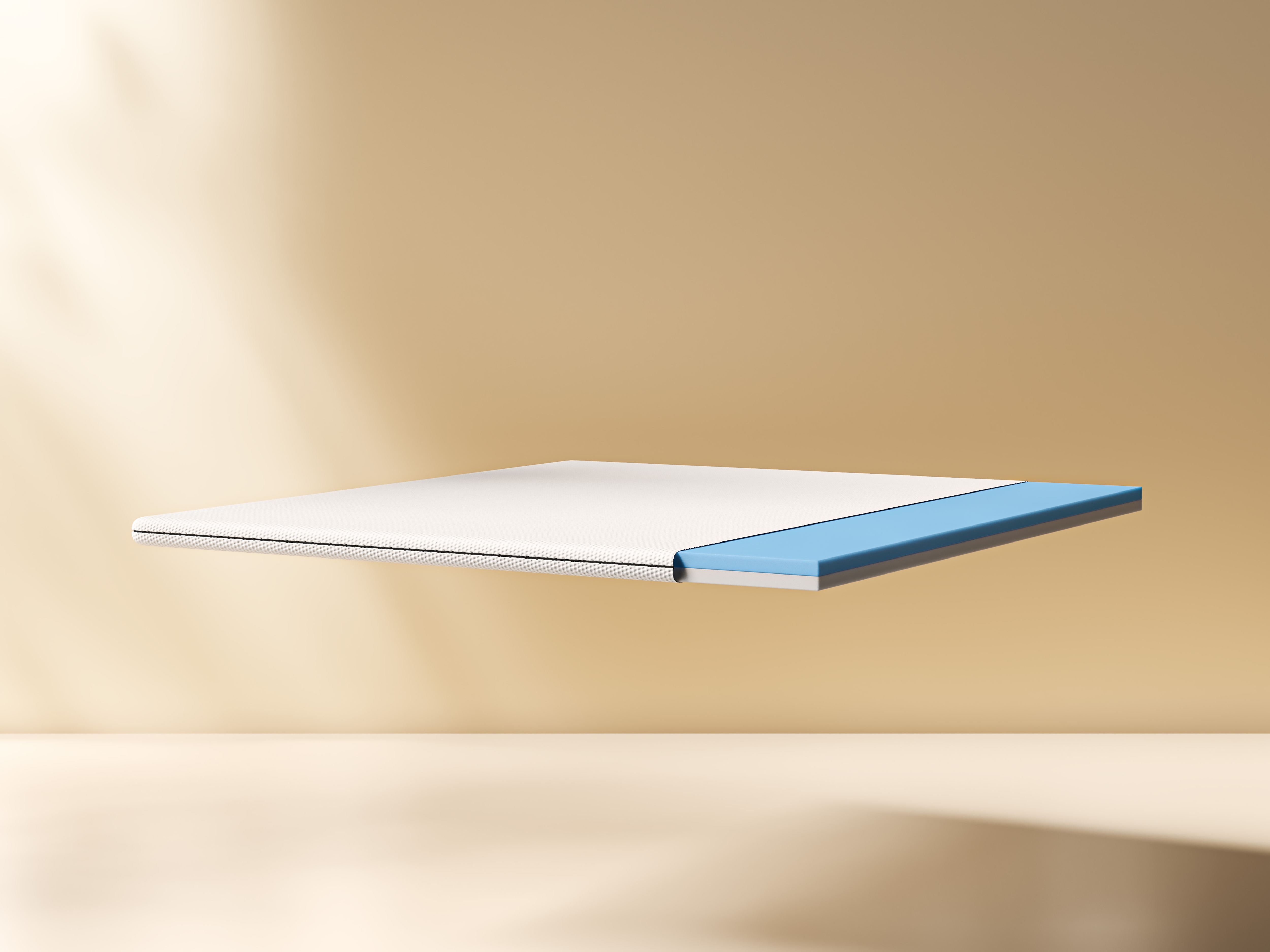 Topper EMMA "Emma Flip", weiß, B:120cm H:6cm L:200cm, Kaltschaum, Viscoschaum, Topper, Wendbarer Topper, ab 6x90x200cm und weiteren Größen Image