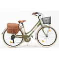 Cityrad VENICE - I LOVE ITALY "Citybike 605 Alu Lady" Fahrräder Gr. 46 cm, 28 Zoll (71,12 cm), grün Fahrräder