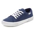 Sneaker LASCANA Gr. 36, blau (marine) Damen Schuhe Canvassneaker Sneaker low Skaterschuh Bestseller